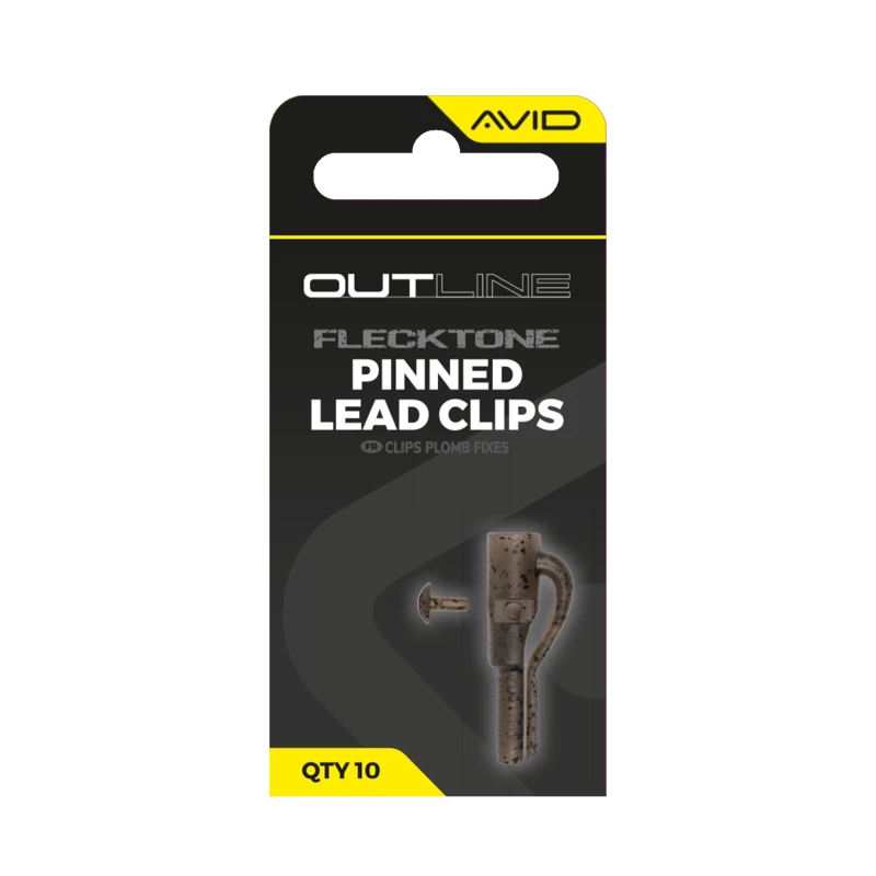 Avid Carp Outline Flecktone Pinned Lead Clips